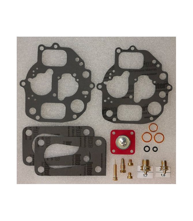 POCHETTE DE RÉPARATION CARBURATEUR DOUBLE CORPS TOP QUALITÉ POUR 2CV MÉHARI OU DÉRIVÉES