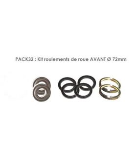 KIT DE ROULEMENT DE ROUE AVANT DIAMETRE 72mm
