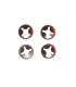AGRAFES DE FIXATION DE CHEVRONS LOT DE 4