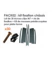 KIT DE FIXATION DE CAISSE SUR CHASSIS 2CV