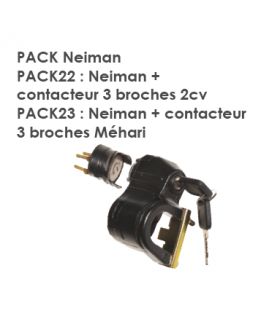NEIMAN 2CV + CONTACTEUR 3 BROCHES POUR 2CV