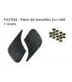 PAIRE DE BAVETTES 2 CV NOUVEAU MODELES + RIVETS