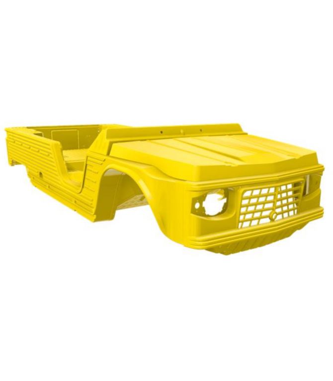 CARROSSERIE COMPLETE ANCIEN MODELE JAUNE