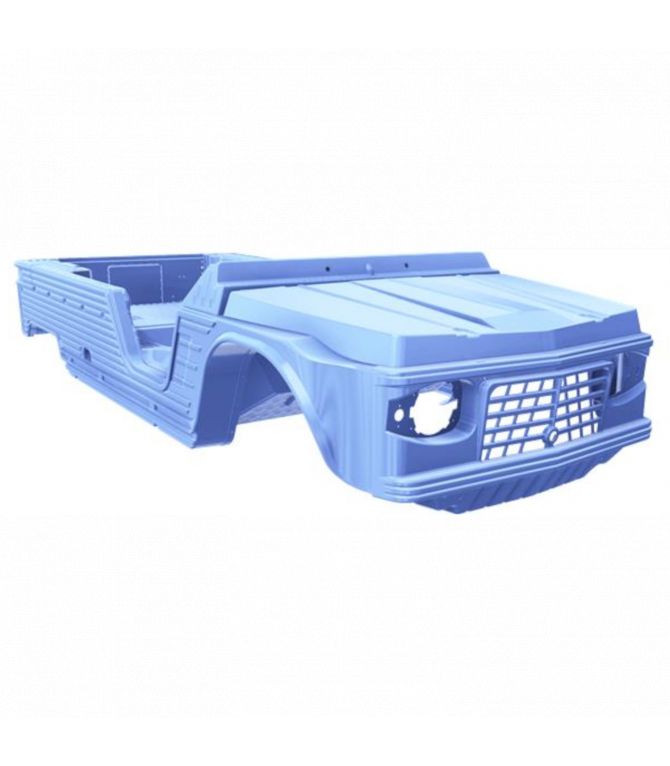 CARROSSERIE COMPLETE ANCIEN MODELE BLEU ICE