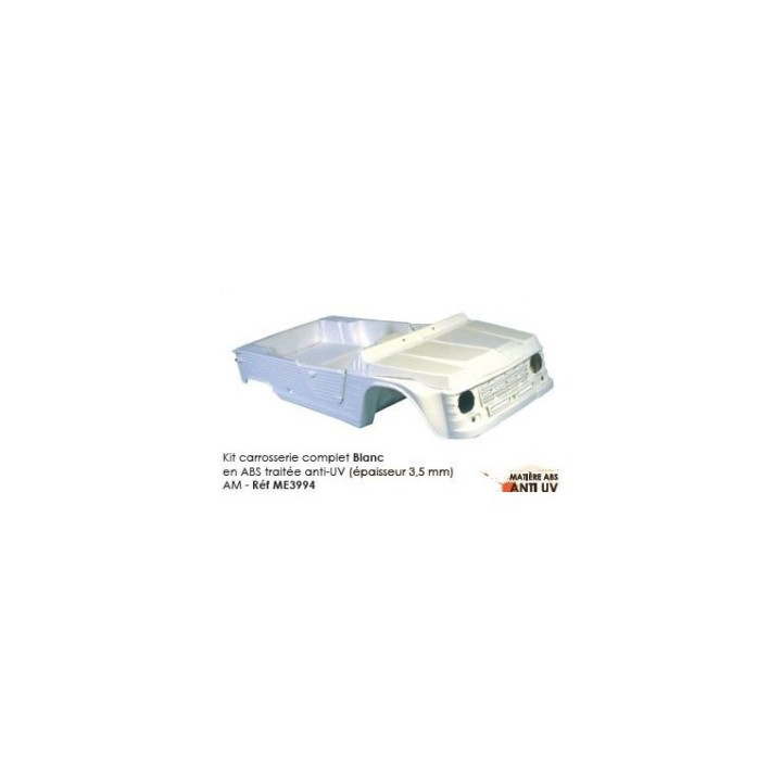 CARROSSERIE COMPLETE ANCIEN MODELE BLANC