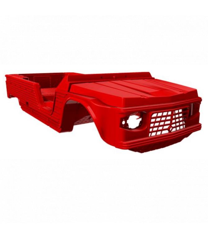 CARROSSERIE COMPLETE ANCIEN MODELE ROUGE