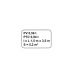 PLAQUE DE TARE ADHESIVE POUR MEHARI ET MEHARI 4X4