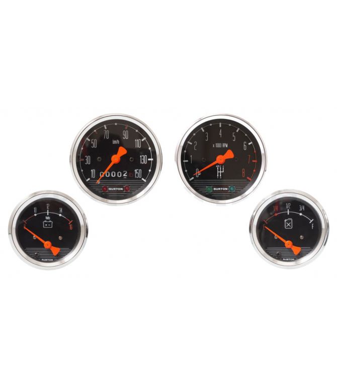 LOT COMPTEUR JAUGE NOUVEAU MODELE COMPLET POUR MEHARI SANS SUPPORT