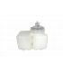 BOCAL PLASTIQUE BLANC POUR MAITRE CYLINDRE DOUBLE CIRCUIT lockeed