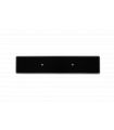 PLAQUE IMMATRICULATION ALU NOIRE POUR AVANT 455 X 100 MM FORMAT SIV