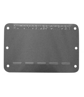 PLAQUE CHASSIS VIERGE POUR 2CV APRES 1982 QUALITE SUPERIEURE