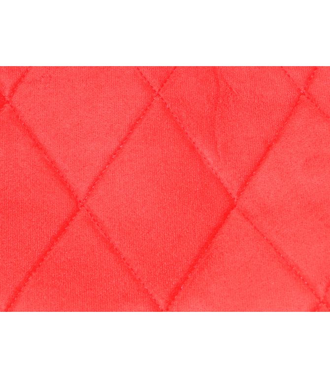 PLAGE ARRIERE 2CV TISSUS CHARLESTON ROUGE