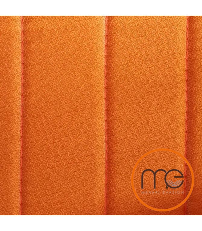ENSEMBLE DE GARNITURES COMPLET ORANGE 2 BANQUETTES AVANT + ARRIÈRE