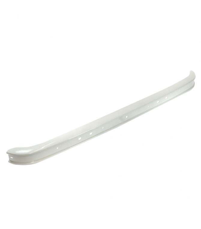PARE CHOC ARRIERE ETROIT 9CM 2CV BLANC MEIJE