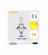 AMPOULES A LED H4 12V CODE/PHARE JAUNE LA PAIRE