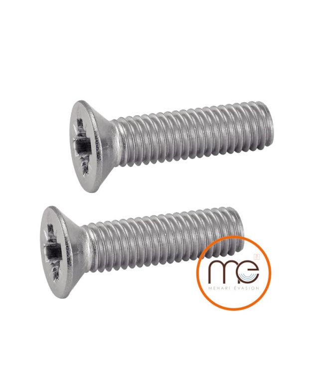 KIT VISSERIE POUR CHARNIERE SUPERIEURE DE PORTE MEHARI ME0640 OU ME0652