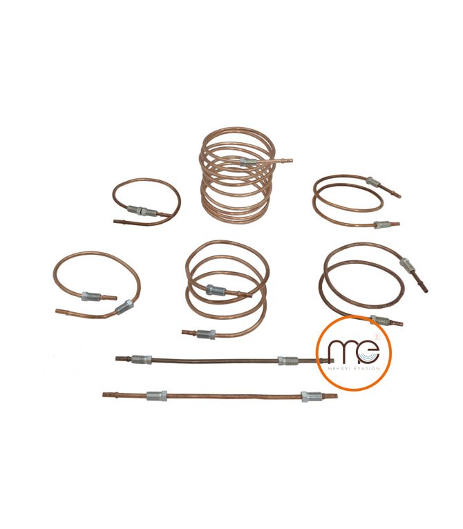 KIT DE TUYAUX DE FREIN DIAM 9 POUR BOITE A TAMBOURS