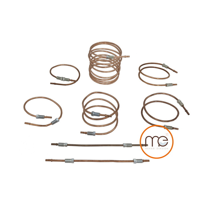 KIT DE TUYAUX DE FREIN DIAM 9 POUR BOITE A TAMBOURS