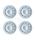LOT DE 4 JANTES AZUR NEUVE POUR 2CV OU MÉHARI