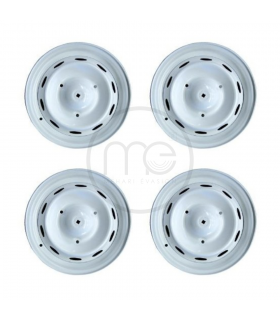 LOT DE 4 JANTES AZUR NEUVE POUR 2CV OU MÉHARI