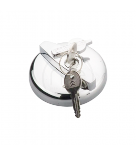 BOUCHON DE RESERVOIR D'ESSENCE CHROMÉ A CLÉ LOGO CITROËN