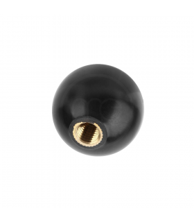 BOULE DE MANETTE CHAUFFAGE NOIRE