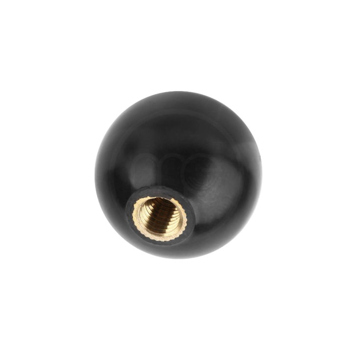 Boule de manette chauffage noire