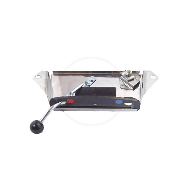 Manette de chauffage en inox pour 2cv mehari dyane acadiane
