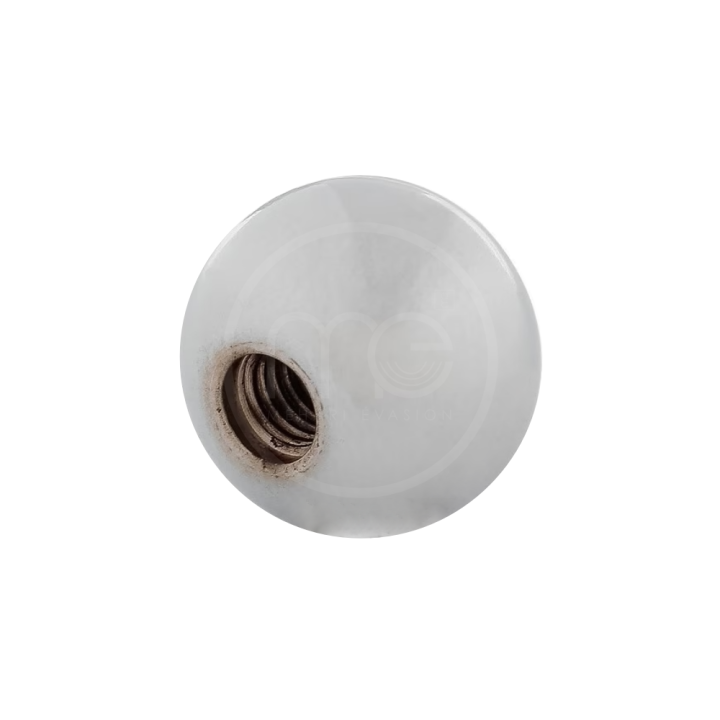 Boule de manette chauffage gris