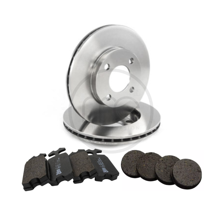 Kit disques et plaquettes frein pour 2cv & mehari