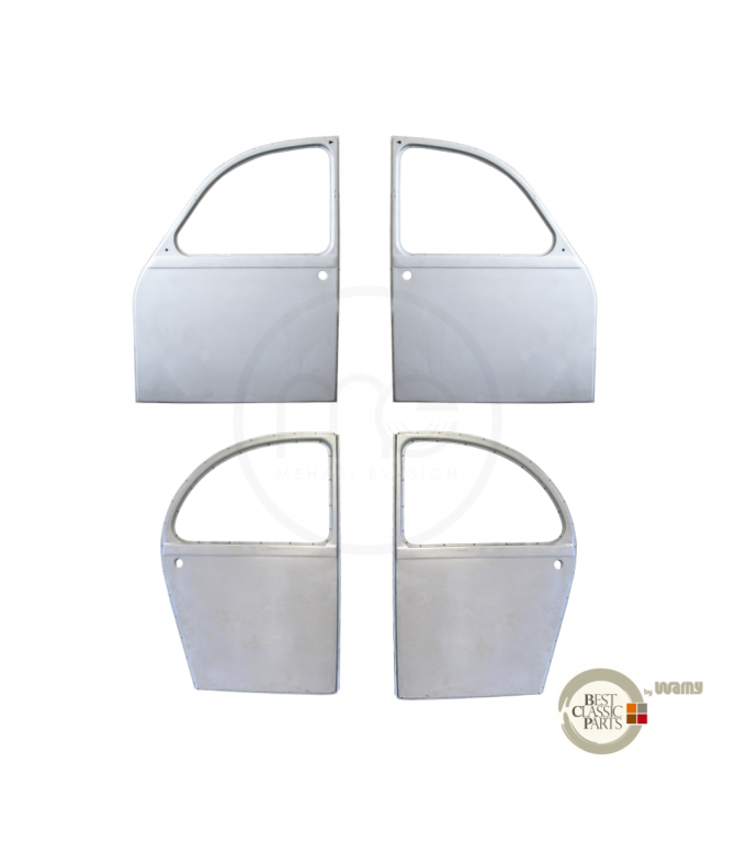LOT DE 4 PORTES POUR 2CV