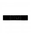 PLAQUE IMMATRICULATION ALU NOIRE POUR AVANT 455 X 100 MM