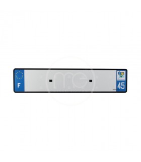 PLAQUE IMMATRICULATION SIV BLANCHE POUR AVANT 455 X 100 MM
