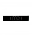 PLAQUE IMMATRICULATION ALU NOIRE POUR ARRIERE 520 X 110 MM