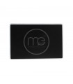 PLAQUE IMMATRICULATION ALU NOIRE CARREE POUR ARRIERE 300 X 200 MM