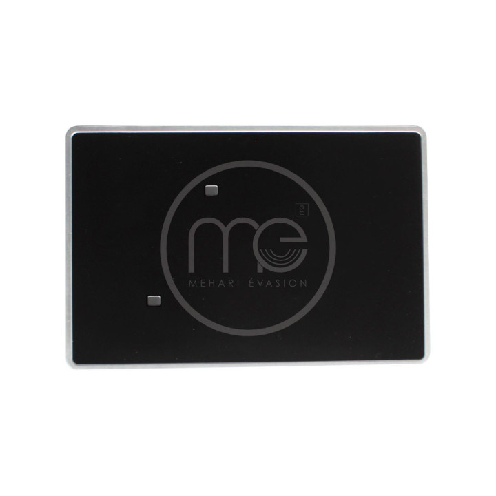 Plaque immatriculation alu noire carrée arrière 300x200 mm format siv – robuste et conforme