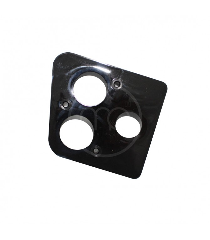 PLATINE RÉHAUSSE 2CV NOIRE FEU ARRIÈRE GAUCHE