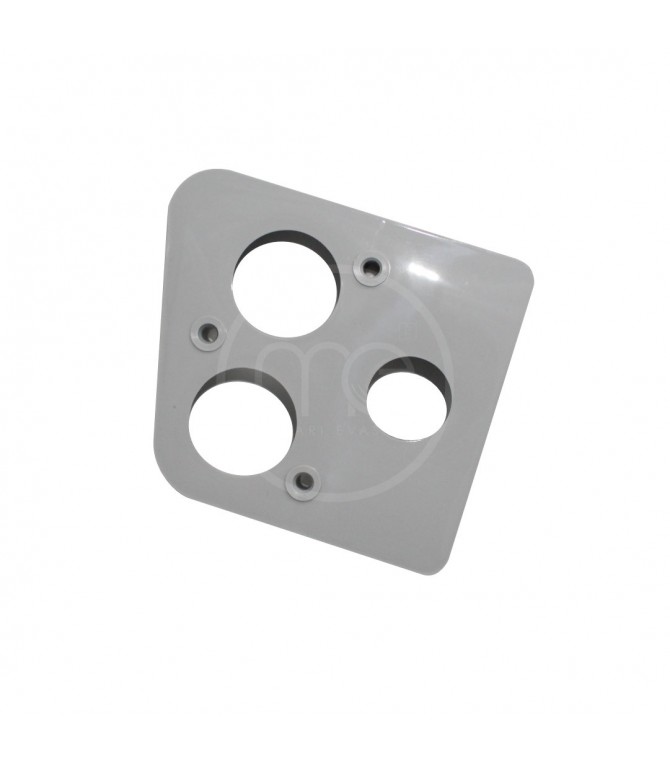 PLATINE RÉHAUSSE 2CV GRISE FEU ARRIÈRE GAUCHE