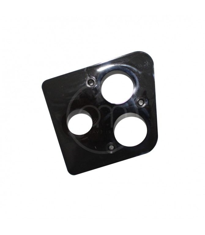 PLATINE RÉHAUSSE 2CV NOIRE FEU ARRIÈRE DROITE