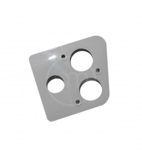 PLATINE RÉHAUSSE 2CV GRISE FEU ARRIÈRE DROITE