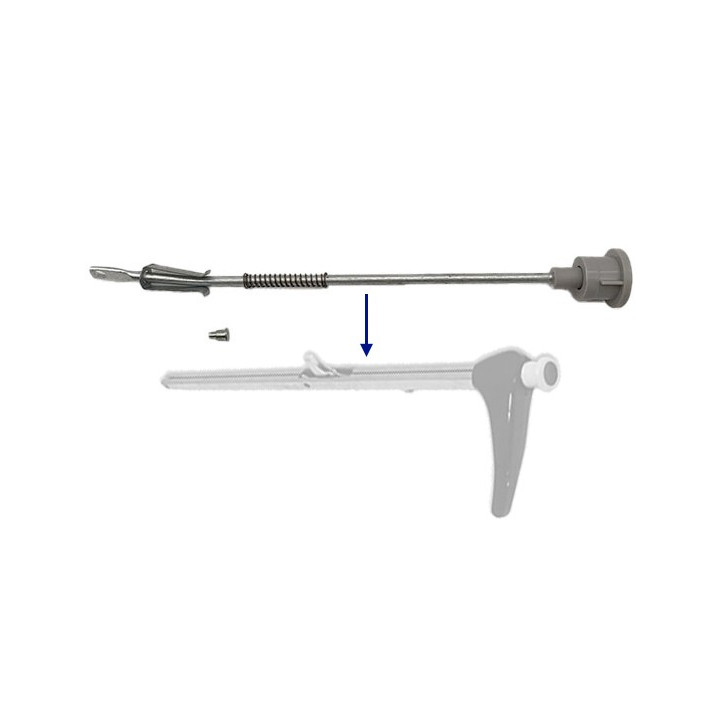 Bouton de frein a main avec axe