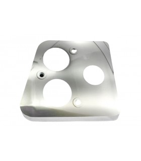 PLATINE REHAUSSE FEU ARRIERE CHROME DROITE