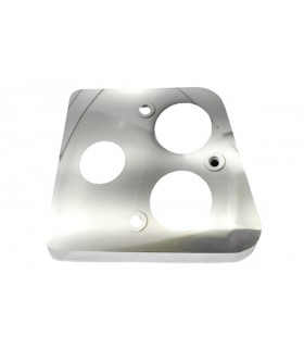 PLATINE REHAUSSE FEU ARRIERE CHROME GAUCHE