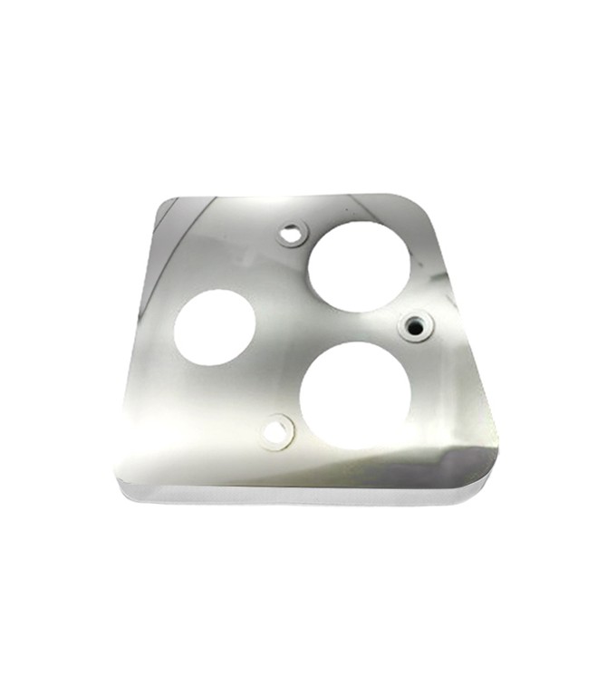 PLATINE REHAUSSE FEU ARRIERE CHROME GAUCHE