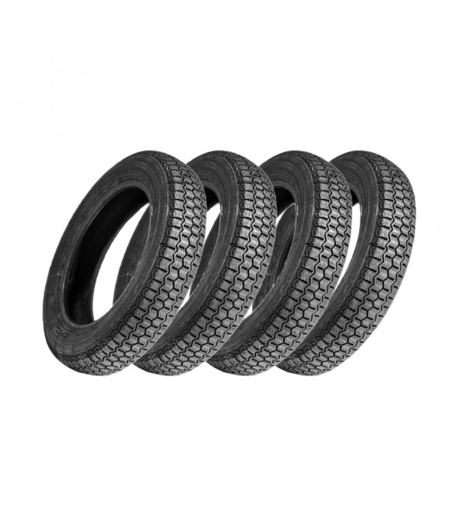 LOT 4 PNEUS 135/15 TUBELESS POUR MEHARI 2CV DYANE ET ACADIANE