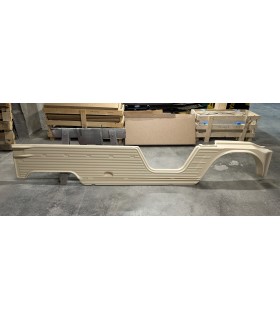 PANNEAU LATÉRAL DROIT ANCIEN MODÈLE AVEC AILERONS POUR MÉHARI - NEUF LEGEREMENT ABIME