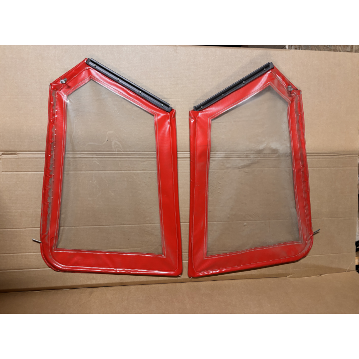 2x haut de porte rouge occasion
