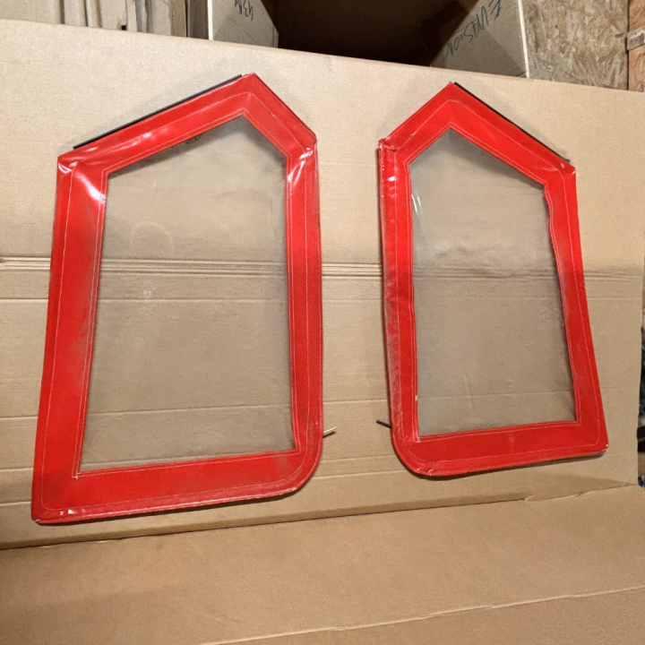 2x haut de porte rouge occasion