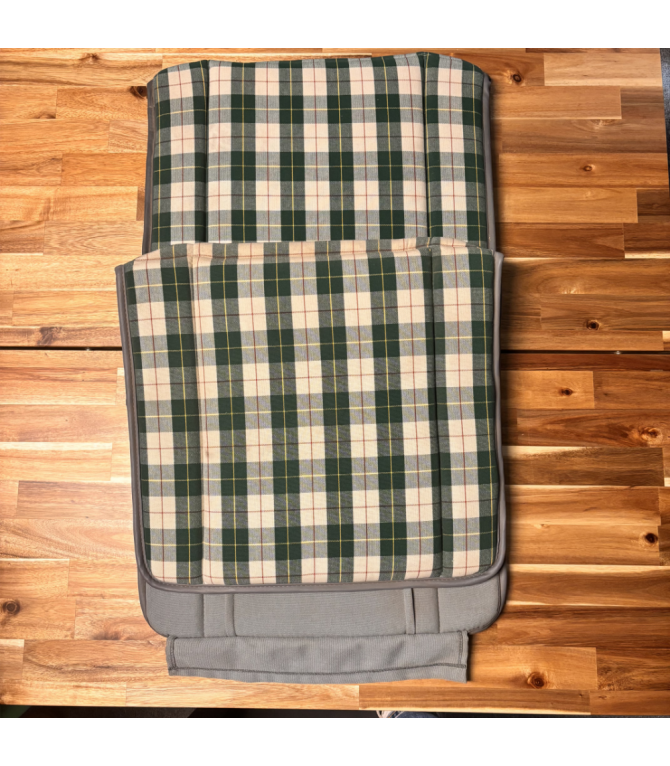 OCCASION GARNITURES SIEGES BAYADERE ECOSSAIS LA PAIRE 2CV