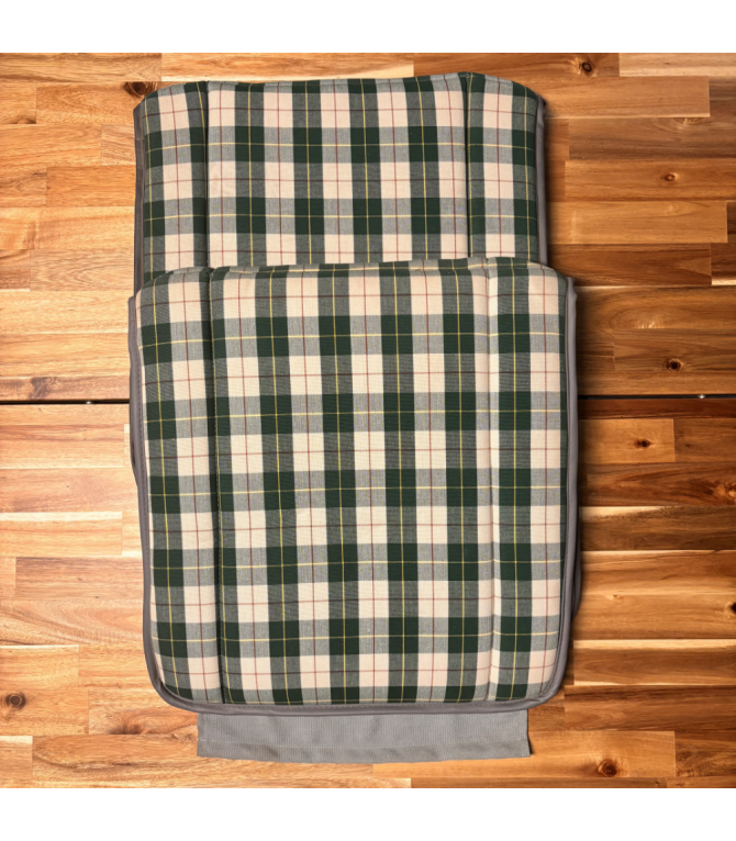 OCCASION GARNITURES SIEGES BAYADERE ECOSSAIS LA PAIRE 2CV